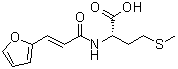 N-[(2E)-3-(2-Furanyl)-1-oxo-2-propen-1-yl]-L-methionine molecular structure (CAS 261179-09-3)