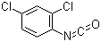 2,4-二氯苯基异氰酸酯分子结构 (CAS 2612-57-9)