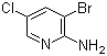 2-Amino-3-bromo-5-chloropyridine molecular structure (CAS 26163-03-1)