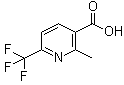 2-甲基-6-(三氟甲基)吡啶-3-甲酸分子结构 (CAS 261635-93-2)