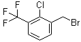 2-氯-3-三氟甲基溴苄分子结构 (CAS 261763-22-8)