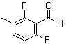 2,6-二氟-3-甲基苯甲醛分子结构 (CAS 261763-34-2)
