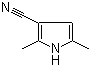 2,5-二甲基-1H-吡咯-3-甲腈分子结构 (CAS 26187-29-1)