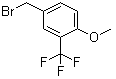 4-Methoxy-3-(trifluoromethyl)benzyl bromide molecular structure (CAS 261951-89-7)