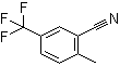 2-甲基-5-(三氟甲基)苯甲腈分子结构 (CAS 261952-03-8)