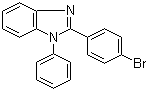 2-(4-溴苯基)-1-苯基-1H-苯并咪唑分子结构 (CAS 2620-76-0)