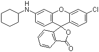 3'-氯-6'-(环己基氨基)荧烷分子结构 (CAS 26206-78-0)