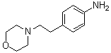 4-(2-吗啉基乙基)苯胺分子结构 (CAS 262368-47-8)