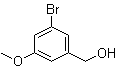 3-Bromo-5-methoxybenzenemethanol molecular structure (CAS 262450-64-6)