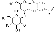 4-硝基苯基-beta-昆布二糖苷分子结构 (CAS 26255-70-9)