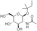 1,1-Dimethylpropyl 2-(acetylamino)-2-deoxy-beta-D-glucopyranoside molecular structure (CAS 262849-66-1)