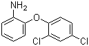 2-(2,4-二氯苯氧基)苯胺分子结构 (CAS 26306-64-9)