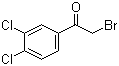 结构式 CAS# 2632-10-2, 2-溴-3',4'-二氯苯乙酮