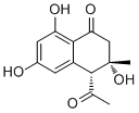 (3R,4S)-rel-4-乙酰基-3,4-二氢-3,6,8-三羟基-3-甲基-1(2H)-萘酮分子结构 (CAS 263368-92-9)