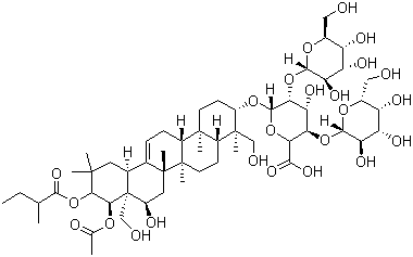 七叶皂苷 Ib分子结构 (CAS 26339-90-2)