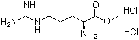 结构式 CAS# 26340-89-6, L-精氨酸甲酯二盐酸盐