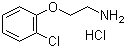 structure of CAS# 26378-54-1, 2-(2-Chlorophenoxy)ethanamine hydrochloride