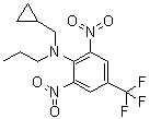 环丙氟灵分子结构 (CAS 26399-36-0)