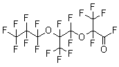 全氟代-2,5-二甲基-3,6-二氧杂壬酰氟分子结构 (CAS 2641-34-1)