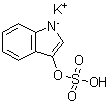 吲哚-3-基硫酸钾分子结构 (CAS 2642-37-7)