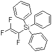 1,2,2-三氟乙烯基三苯基硅烷分子结构 (CAS 2643-25-6)