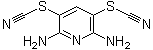 2,6-二氨基-3,5-二硫氰基吡啶分子结构 (CAS 2645-32-1)
