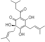 (-)-Humulon molecular structure (CAS 26472-41-3)