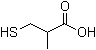 3-巯基异丁酸分子结构 (CAS 26473-47-2)