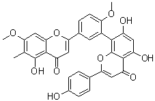 Taiwanhomoflavone A molecular structure (CAS 265120-00-1)
