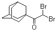 1-金刚烷基(二溴甲基)甲酮分子结构 (CAS 26525-25-7)