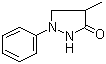 1-苯基-4-甲基-3-吡唑烷酮分子结构 (CAS 2654-57-1)