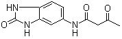 结构式 CAS# 26576-46-5, 5-乙酰乙酰氨基苯并咪唑酮