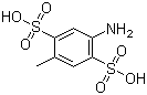 4-甲基苯胺-2,5-二磺酸分子结构 (CAS 26585-57-9)