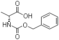 N-苄氧羰基-D-丙氨酸分子结构 (CAS 26607-51-2)