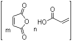 丙烯酸马来酸共聚物分子结构 (CAS 26677-99-6)