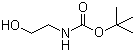 N-(叔丁氧羰基)乙醇胺分子结构 (CAS 26690-80-2)