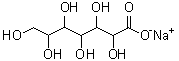 庚糖酸钠分子结构 (CAS 2670-72-6)