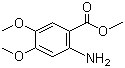 2-氨基-4,5-二甲氧基苯甲酸甲酯分子结构 (CAS 26759-46-6)