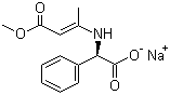 D-双氢苯甘氨酸邓钠盐分子结构 (CAS 26774-89-0)
