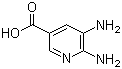 5,6-二氨基-3-吡啶羧酸分子结构 (CAS 267875-45-6)