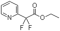 2,2-二氟-2-(2-吡啶基)乙酸乙酯分子结构 (CAS 267876-28-8)