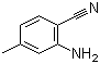 2-氨基-4-甲基苯甲腈分子结构 (CAS 26830-96-6)