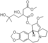 结构式 CAS# 26833-85-2, 三尖杉脂碱
