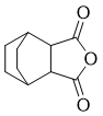 结构式 CAS# 26843-47-0, 双环[2.2.2]辛烷-2,3-二甲酸酐