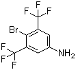 4-溴-3,5-双(三氟甲基)苯胺分子结构 (CAS 268733-18-2)