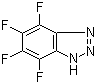4,5,6,7-四氟-1H-苯并三唑分子结构 (CAS 26888-72-2)