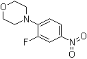 4-(2-氟-4-硝基苯基)吗啉分子结构 (CAS 2689-39-6)