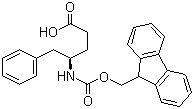 (R)-N-芴甲氧羰基-4-氨基-5-苯基戊酸分子结构 (CAS 269078-74-2)