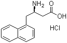 (R)-3-Amino-4-(1-naphthyl)butyric acid hydrochloride molecular structure (CAS 269398-88-1)