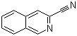 3-氰基异喹啉分子结构 (CAS 26947-41-1)